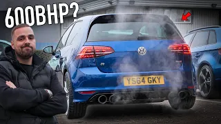 HOW MUCH POWER DID MY "600BHP" GOLF R MAKE? (after we rebuilt it)