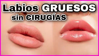 LABIOS GRUESOS SIN CIRUGIAS SOLO CON MAQUILLAJE | MAQUILLAJE DE LABIOS | NatyGloss