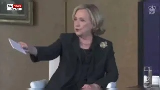 'Sit down': Hillary Clinton snaps at heckler in heated argument