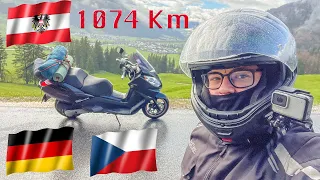 1074 Km na otočku na 125cc SKÚTRU! | Kitzbühel, Šumava