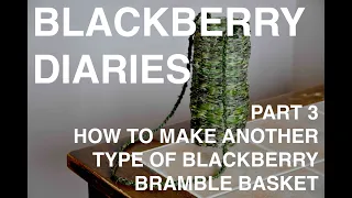 BLACKBERRY DIARIES : Part 3 : How To Make Another Type Of Blackberry Bramble Basket