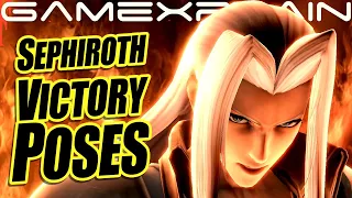 All of Sephiroth's Victory Pose Animations - Smash Bros. Ultimate