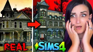 Visiting Real-Life HAUNTED Houses & Ghost Stories in The Sims 4