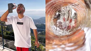 🌊🌪️🍾💦 POV: YOU ARE THE WATER IN A BOTTLE 💦🍾🌪️🌊 Photography Tutorial in #Shorts by youneszarou