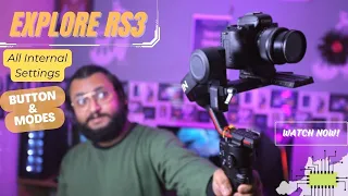 Rs3 Gimbal || All Button and Modes Settings || Best Internal Settings 2022 ||