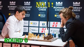 NO.1!! Aryan Tari vs Magnus Carlsen || Norway Chess 2023 - R6