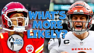 What’s More Likely: Rich Eisen Talks Chiefs, Bengals, Bills, Dolphins, Seahawks, 49ers, Jags & More!