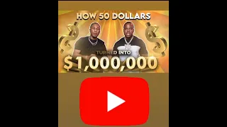 "How $50 dollars turn into a Million."#dr.tayg #explore