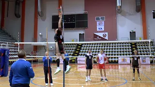 Volleyball. The best jumper of the First League of Russia - Elmir Rebrov. FIX Kazan