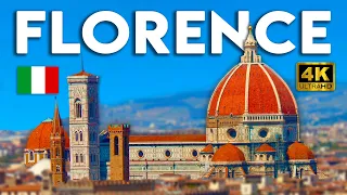 Florence Walking Tour: Best Places to Visit (starting from S.M.N. Station) [4K 60fps]