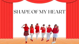 SHAPE OF MY HEART LINE DANCE | DOUBLE M STUDIO | Choreo by Andrico Yusran