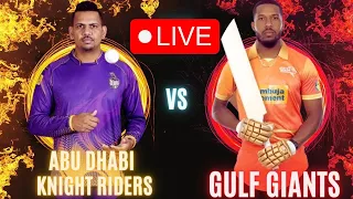 🔴 Live ILT20 League 2024 |  Abu Dhabi Knight Riders  vs Gulf Giants Live | Match 16 |  Live Cricket