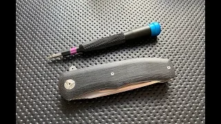 How to disassemble and maintain the Origin Blade Maker Genesis Knife