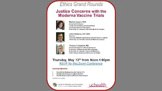 Justice Concerns with the Moderna Vaccine Trials