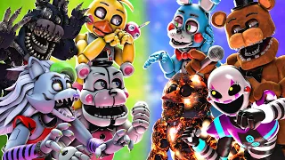 [SFM FNaF] Top 10 FNAF vs FIGHT Animations