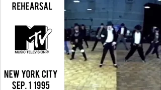 Michael Jackson - Rehearsal of MTV Video Music Awards (September 1, 1995)