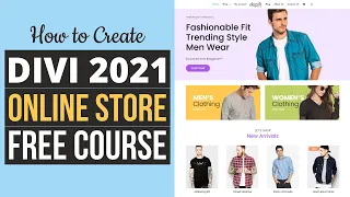 How to Create an eCommerce Website with Divi and WordPress - ONLINE STORE 2021