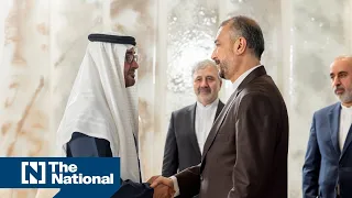 UAE President Sheikh Mohamed receives Iranian Foreign Minister