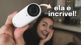 Comprei A MENOR CÂMERA DO MUNDO: Uma Insta360 Go 3 🤏🏻✨