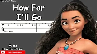 Moana - How Far I'll Go (Alessia Cara) Guitar Tutorial