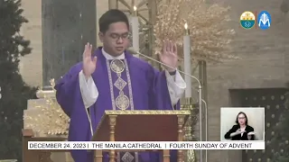 Sunday Mass at the Manila Cathedral - December 24, 2023 (10:00am)