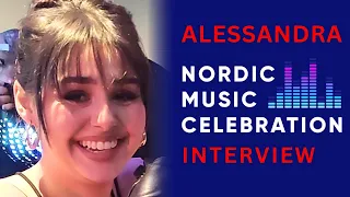 ALESSANDRA interview at the Nordic Music Celebration #eurovision