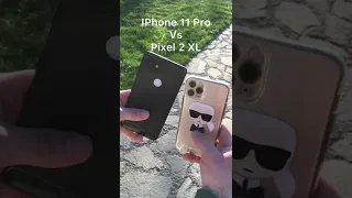 IPhone 11 Pro vs Pixel 2 XL #iphone11pro #iphone  #apple #pixel2xl #googlepixel2xl #shorts