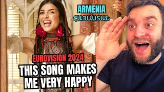 WHAT A JOY!! 🇦🇲 LADANIVA "JAKO" | ARMENIA EUROVISION 2024 | Happiness!! REACTION