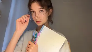 ASMR art student measures you for a sculpture (very lofi roleplay)