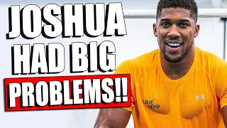 Anthony Joshua HAD PROBLEMS BEFORE THE FIGHT WITH Tyson Fury / Deontay Wilder - Andy Ruiz FIGHT