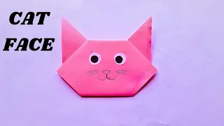 Origami Cat Face | DIY Paper Crafts | Easy Origami Cat | K & S Paper Crafts Studio