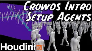 Introduction to Crowds in Houdini: Setting up Agents