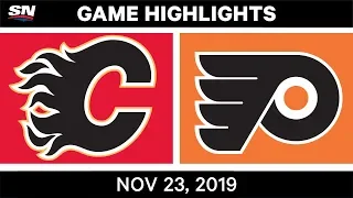 NHL Highlights | Flames vs. Flyers – Nov. 23, 2019