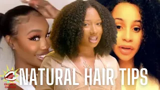 SZA Reveals 4C Hair. Internet Says 'Aht Aht'! You Be the Judge + Hair Tips From Cardi B & Meg