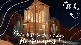 Bloxburg | Aesthetic Blush Loft House | No gamepass | Speedbuild