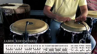 congas tutorial - congas fill for chacha groove