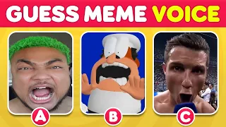 Guess Meme VOICE, SONG | Pizza Tower Screaming, Ronaldo Siuuu, One Two Buckle My Shoe #117