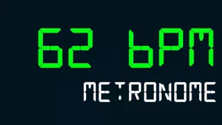 62 BPM (Beats Per Minute) Metronome