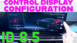 Control Display Configuration (iDrive 8.5)