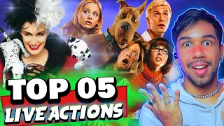 LIVE ACTIONS ANTIGOS QUE VALEM A PENA! - TOP 05