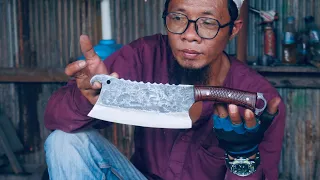 Full Process Of A Kitchen Cleaver Making - Master Blacksmith In Action