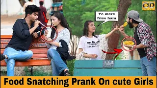 Food Snatching Prank On Cute Girls Prank - Part 3 | Prank In Pakistan @OverDose_TV_Official