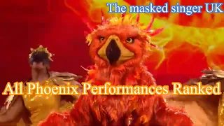 All Phoenix Performances Ranked (The Masked Singer UK)