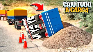 GTA V VIDA REAL | PERDI O FREIO DO CAMINHÃO E CAPOTOU A CARRETA 😢 #148