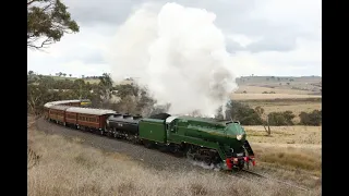 Australian steam locomotive 3801 - Lithgow to Blayney - June 2021