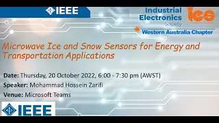 Microwave Ice and Snow Sensors for Energy and Transportation Applications