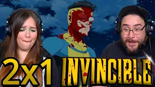 Invincible 2x1 REACTION | "A Lesson For Your Next Life" | Episode 1