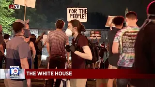 Black Lives Matter protesters spend Friday night outside White House