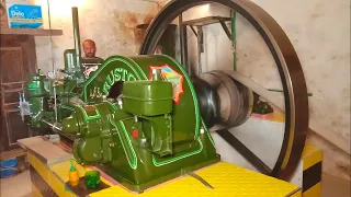 Beautiful Salaf Start30HP Ruston Hornsby Diesel Engine Lincoln England | Ruston Engine Start up |