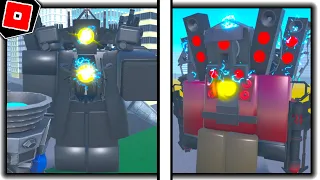 How to get INFECTED UPGRADED TITAN CAMERAMAN MORPH in TOILET DEFENSE ULTRA - Roblox